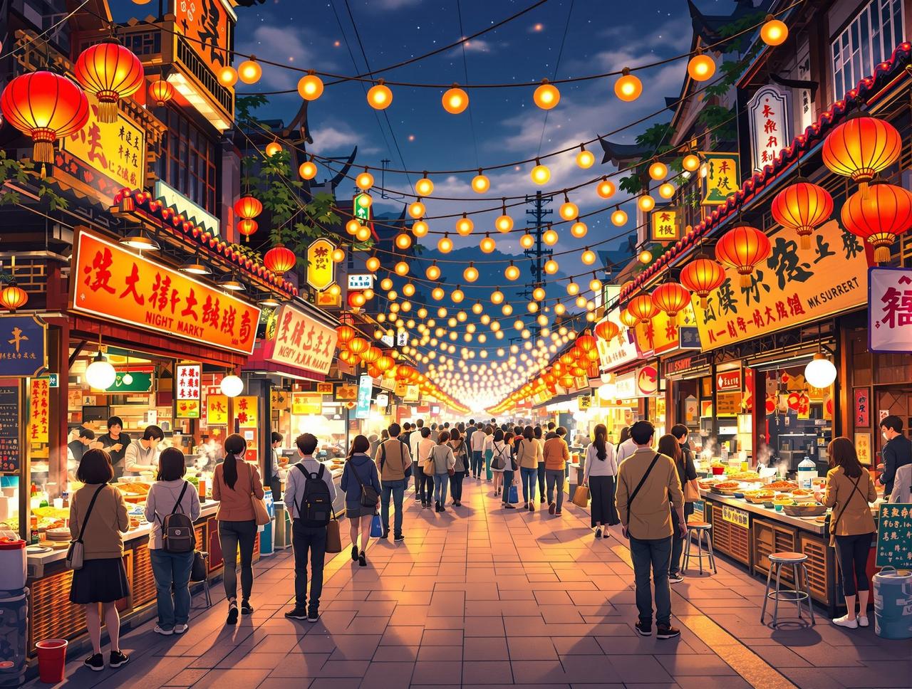夜市人生 - 漫剧工坊市井生活题材短剧封面