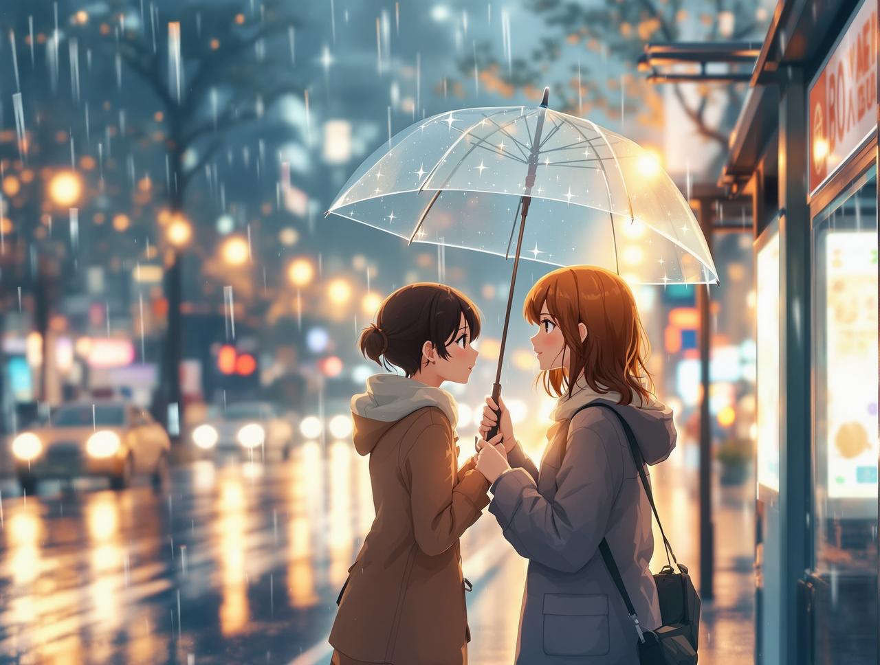 雨天的约定 - 漫剧工坊都市情感题材短剧封面