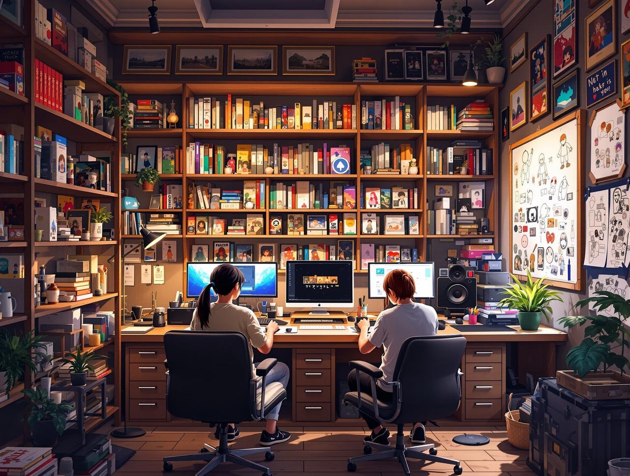 漫剧工坊团队 - 创意工作室场景